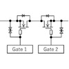 双方向USBパワー用の30VコモンドレインN-Mosfet